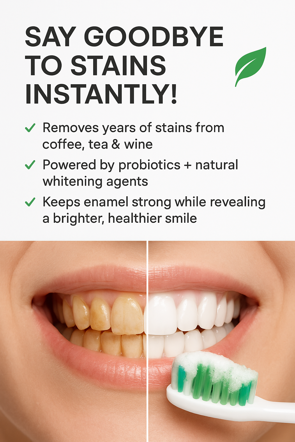 Probiotic Whitening Toothpaste (Pack of 2)