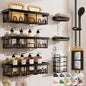 Elegant Stainless Steel Shower Caddy Set™